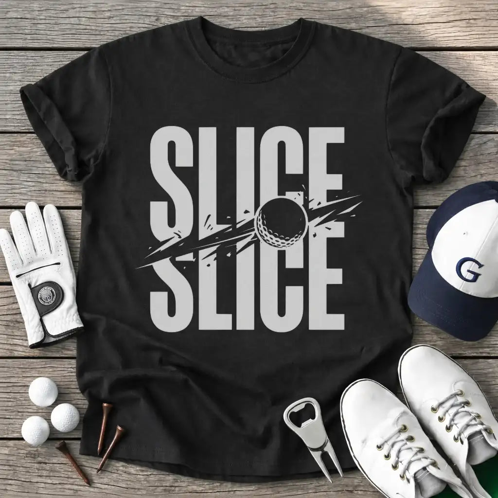 Black / S Slice Slice T-Shirt