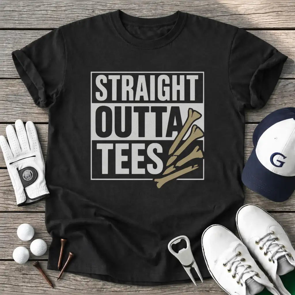 Black / S Straight Outta Tees T-Shirt