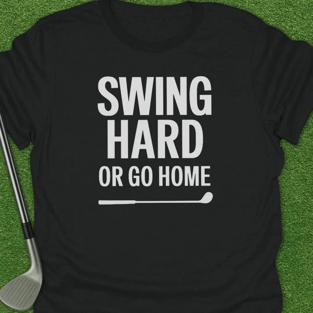 Black / S Swing Hard Home T-Shirt