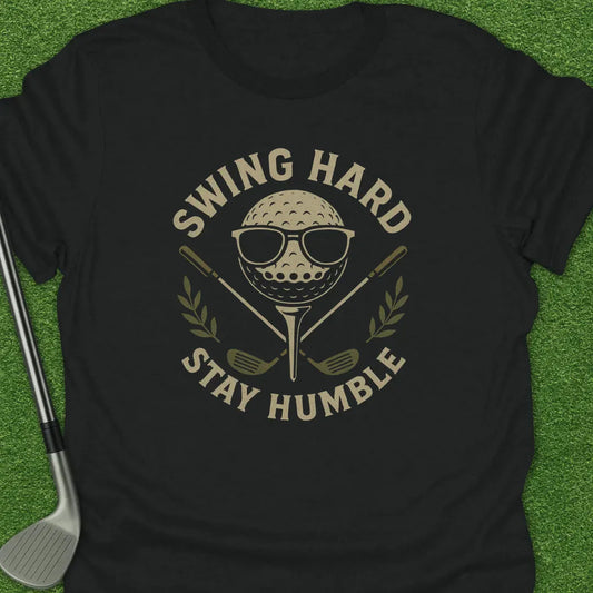 Black / S Swing Hard Stay T-Shirt