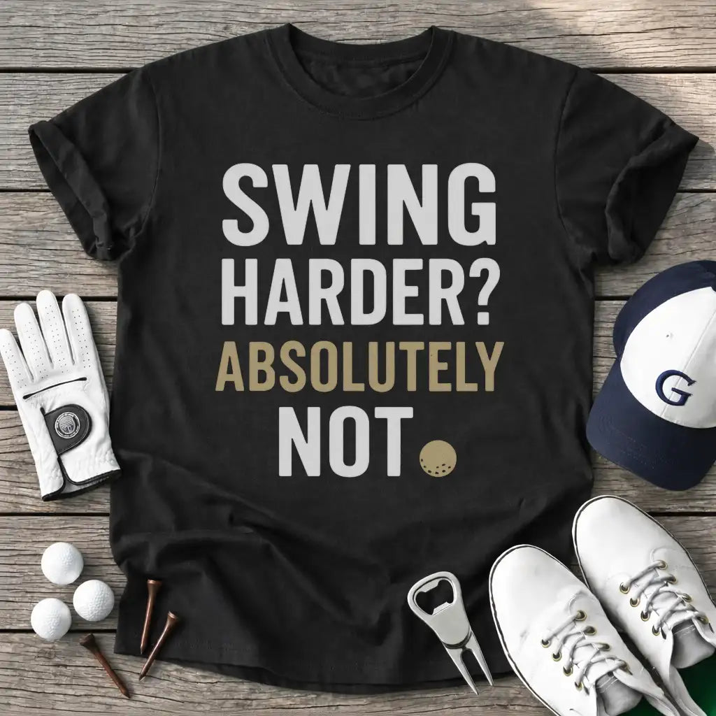 Black / S Swing Harder T-Shirt