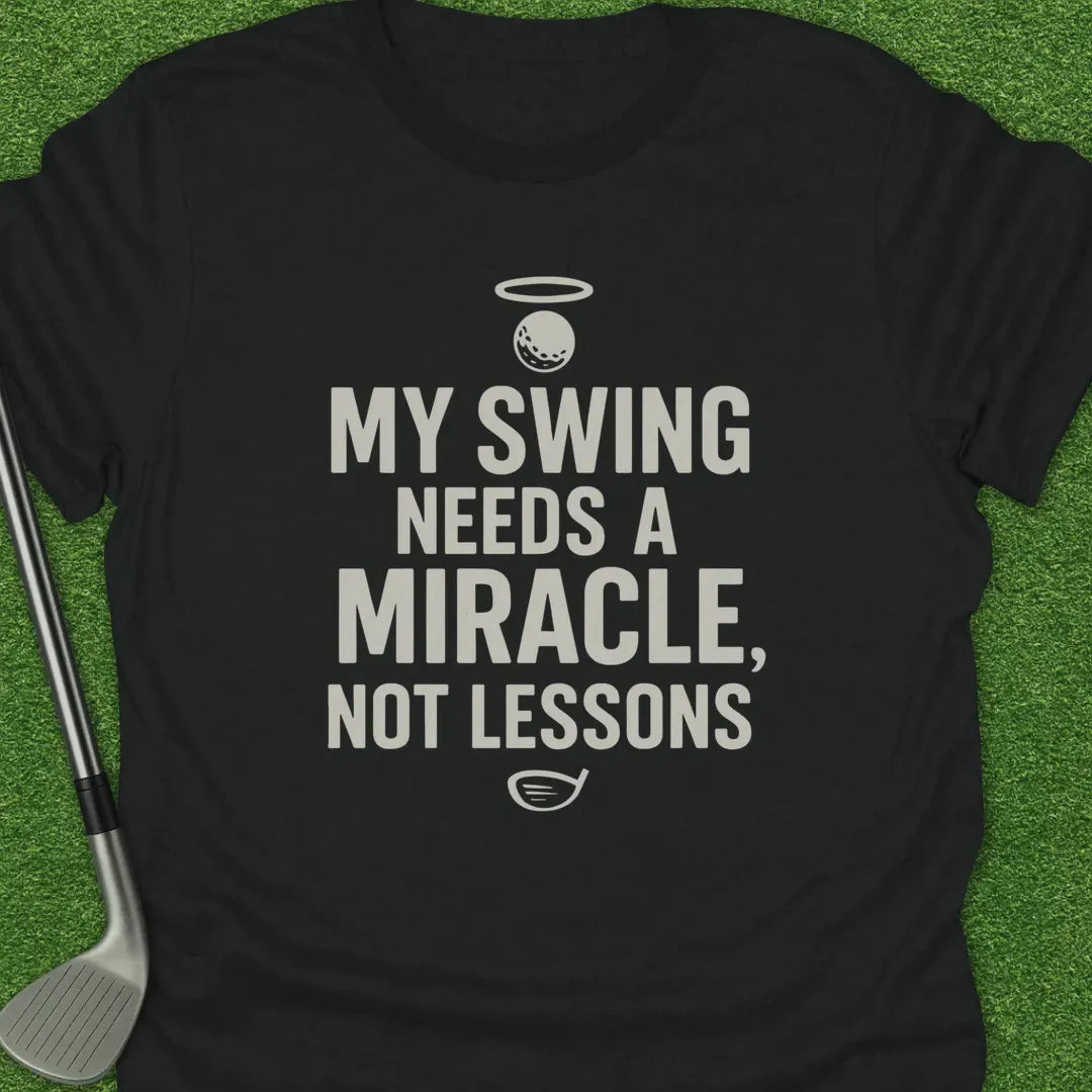 Black / S Swing Needs Miracle T-Shirt