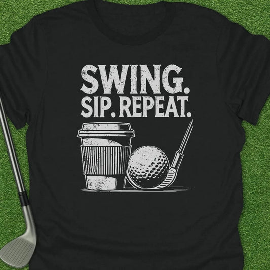 Black / S Swing Sip Repeat T-Shirt