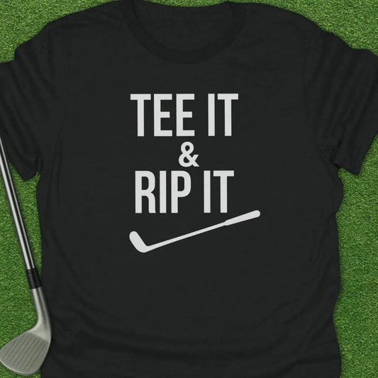 Black / S Tee Rip T-Shirt