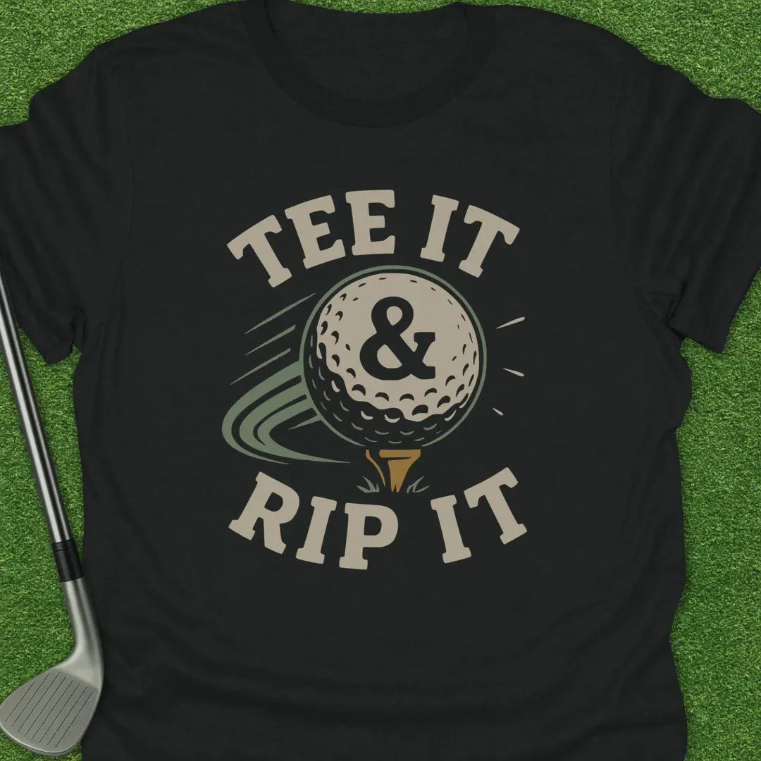 Black / S Tee Rip T-Shirt