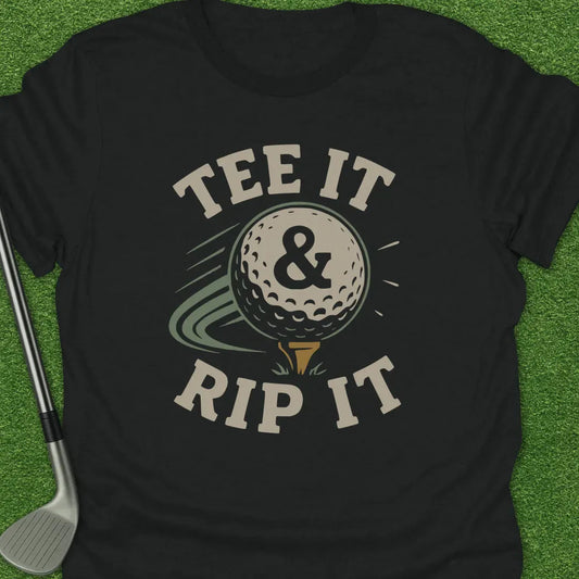 Black / S Tee Rip T-Shirt