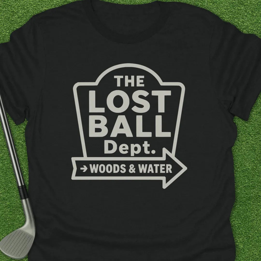 Black / S The Lost Ball Dept T-Shirt