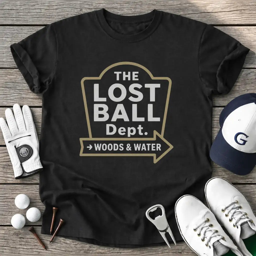 Black / S The Lost Ball Dept T-Shirt