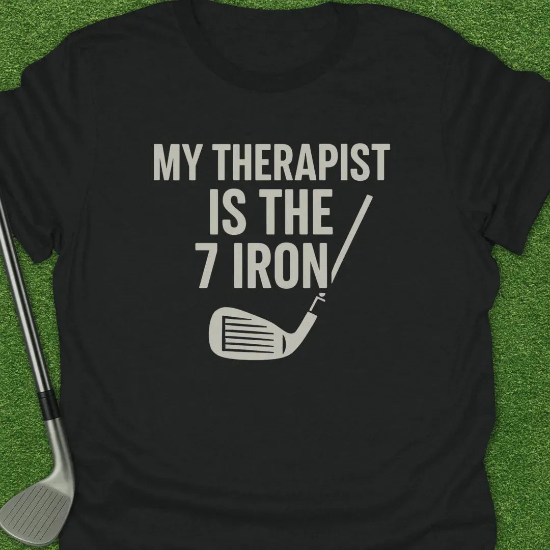 Black / S Therapist The Iron T-Shirt