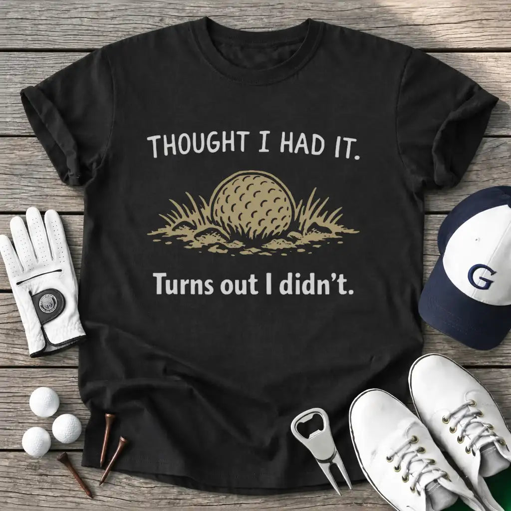 Black / S Thought Had Turns T-Shirt