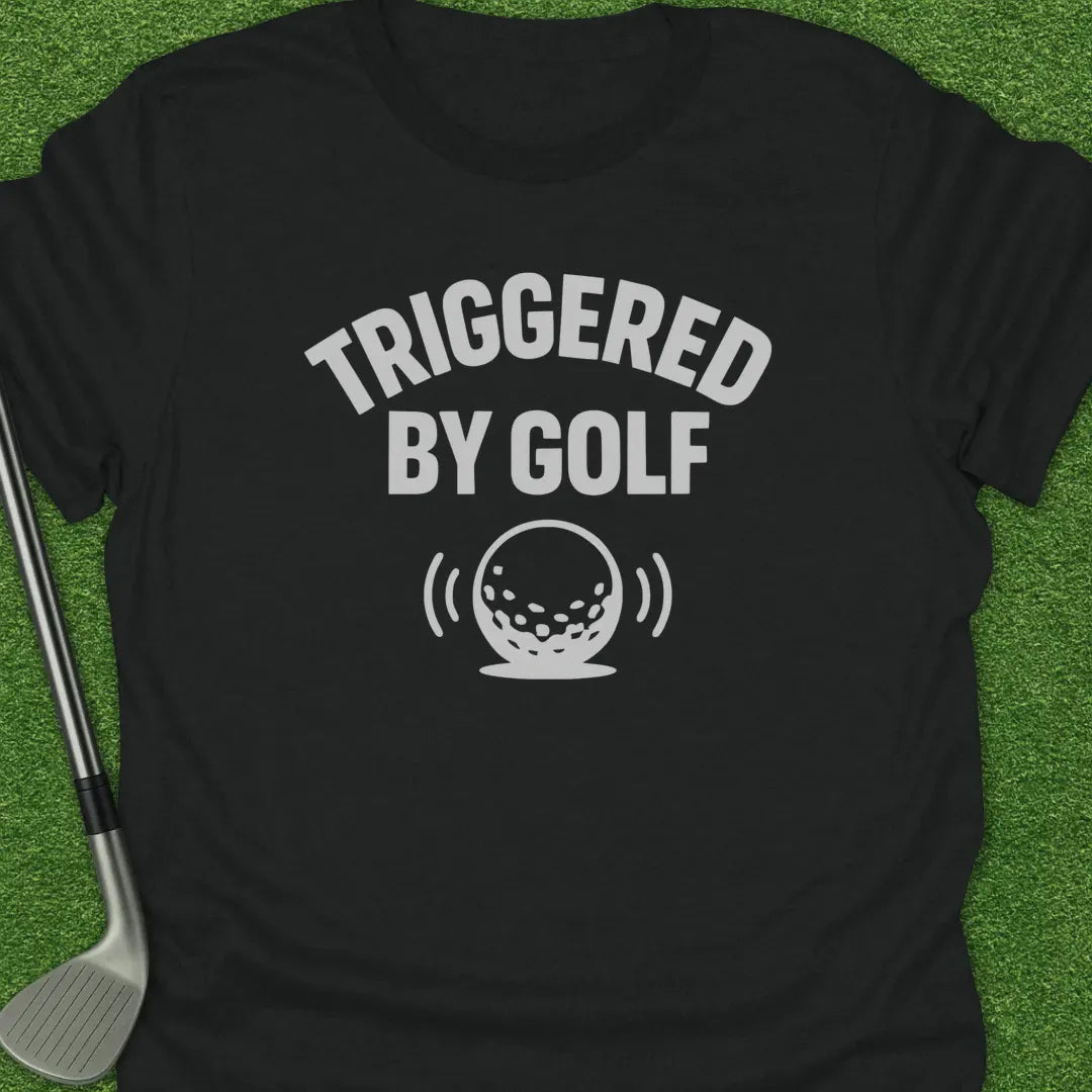 Black / S Triggered Golf T-Shirt