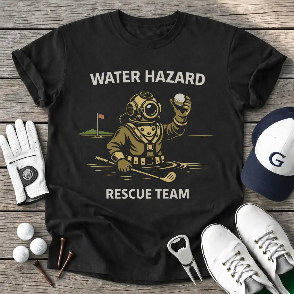 Black / S Water Hazard Rescue T-Shirt