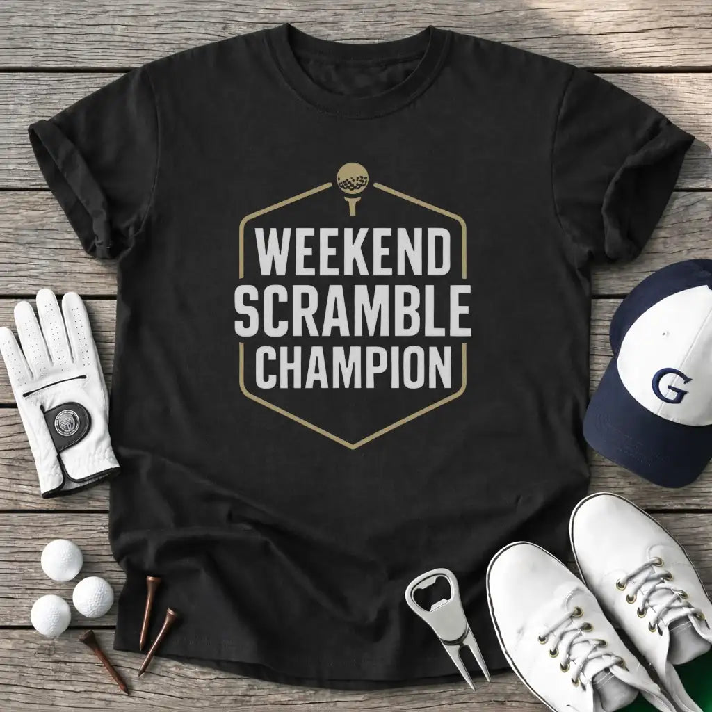 Black / S Weekend Scramble T-Shirt
