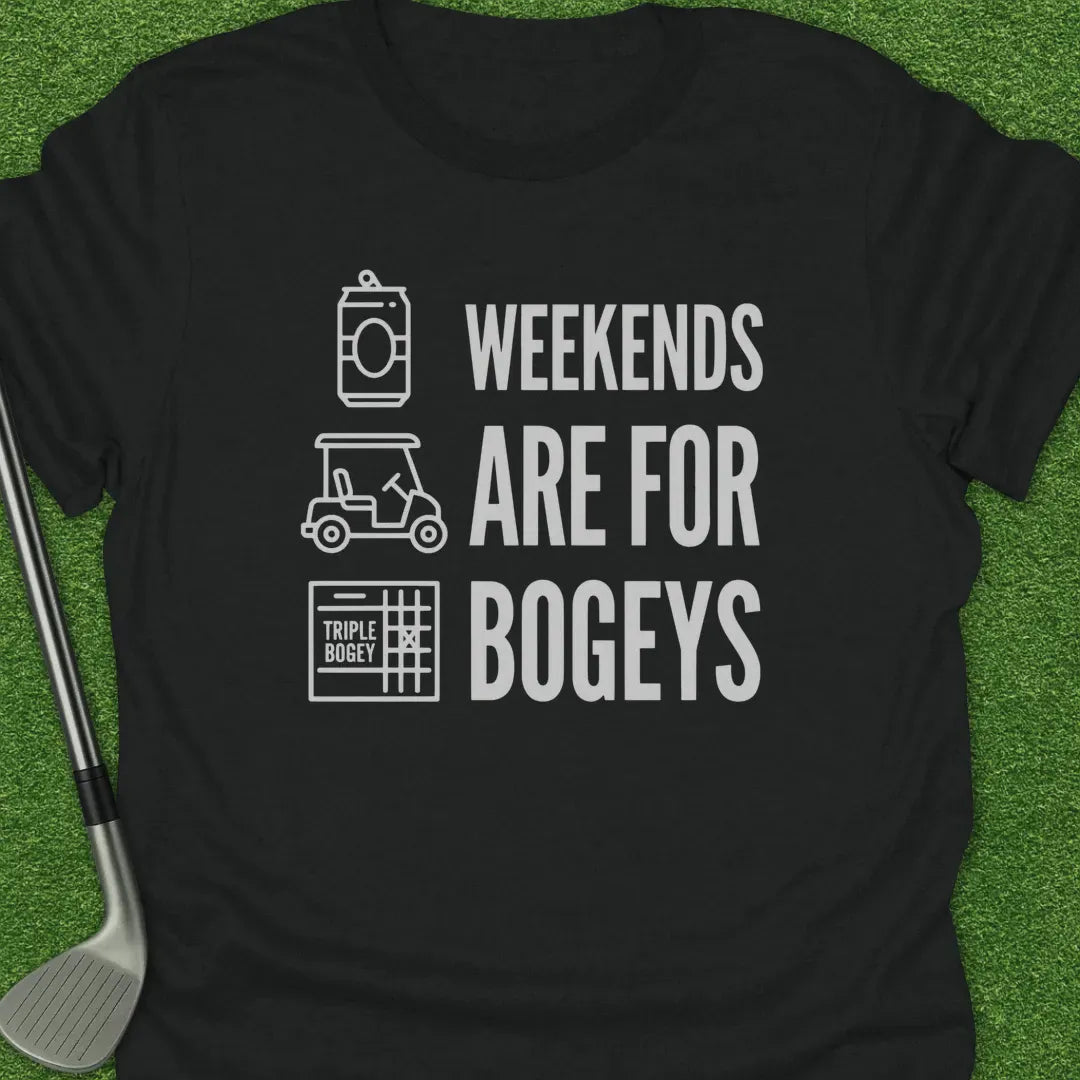 Black / S Weekends Are For T-Shirt