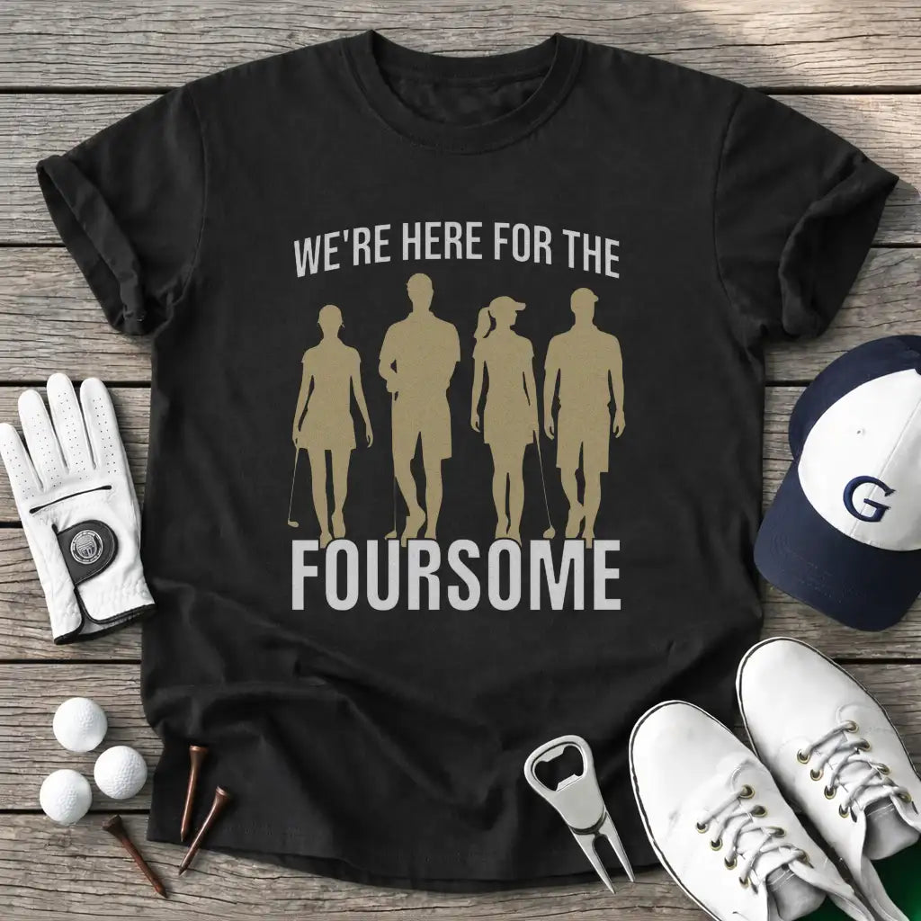 Black / S Were Here For The T-Shirt