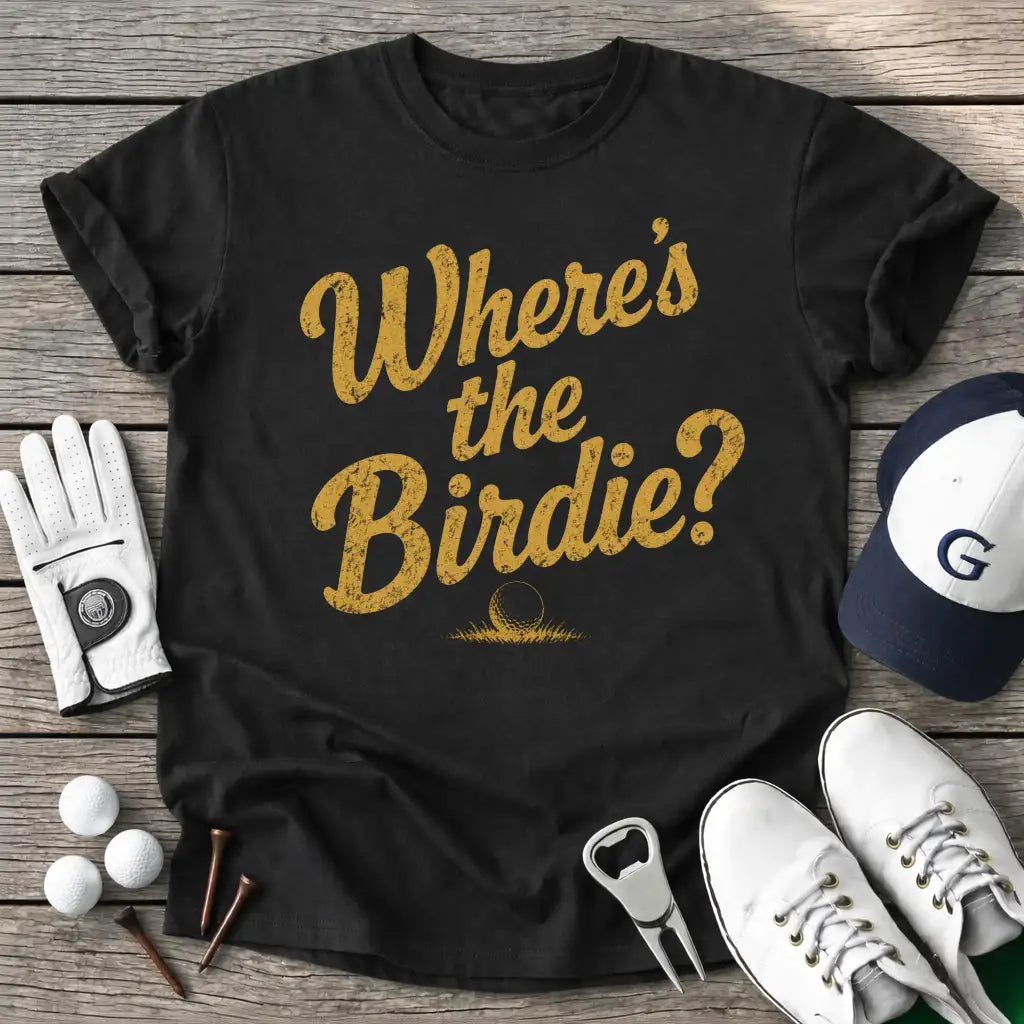 Black / S Wheres The Birdie T-Shirt