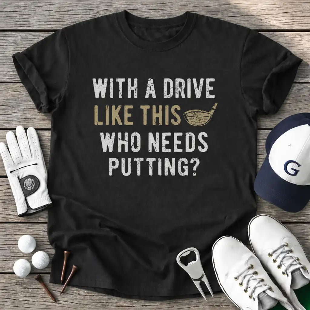 Black / S With Drive Like T-Shirt