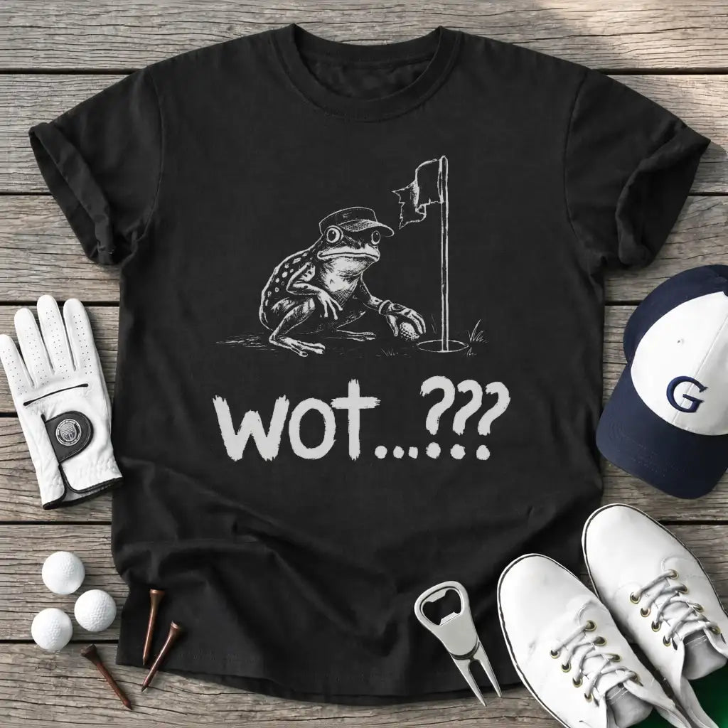 Wot T-Shirt in Black