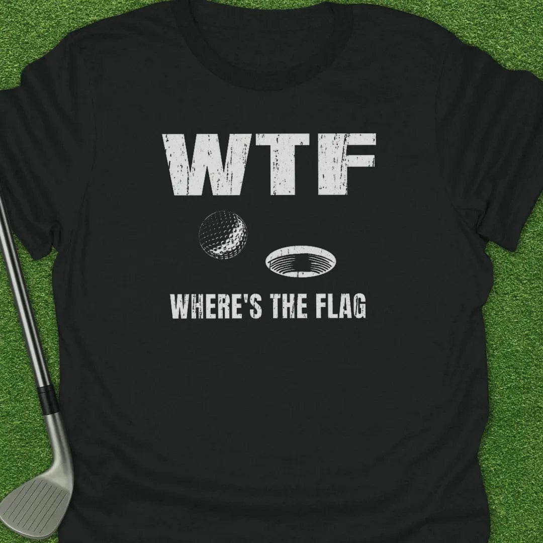 Black / S Wtf Wheres The Flag T-Shirt