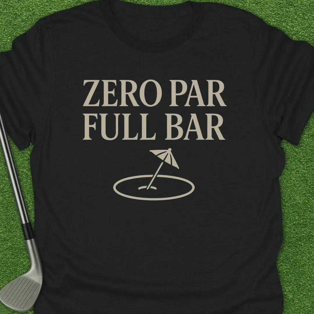 Black / S Zero Par Full Bar T-Shirt