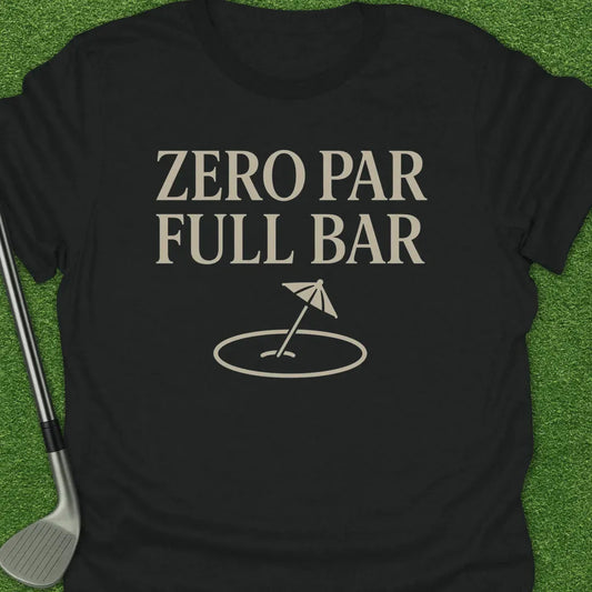 Black / S Zero Par Full Bar T-Shirt