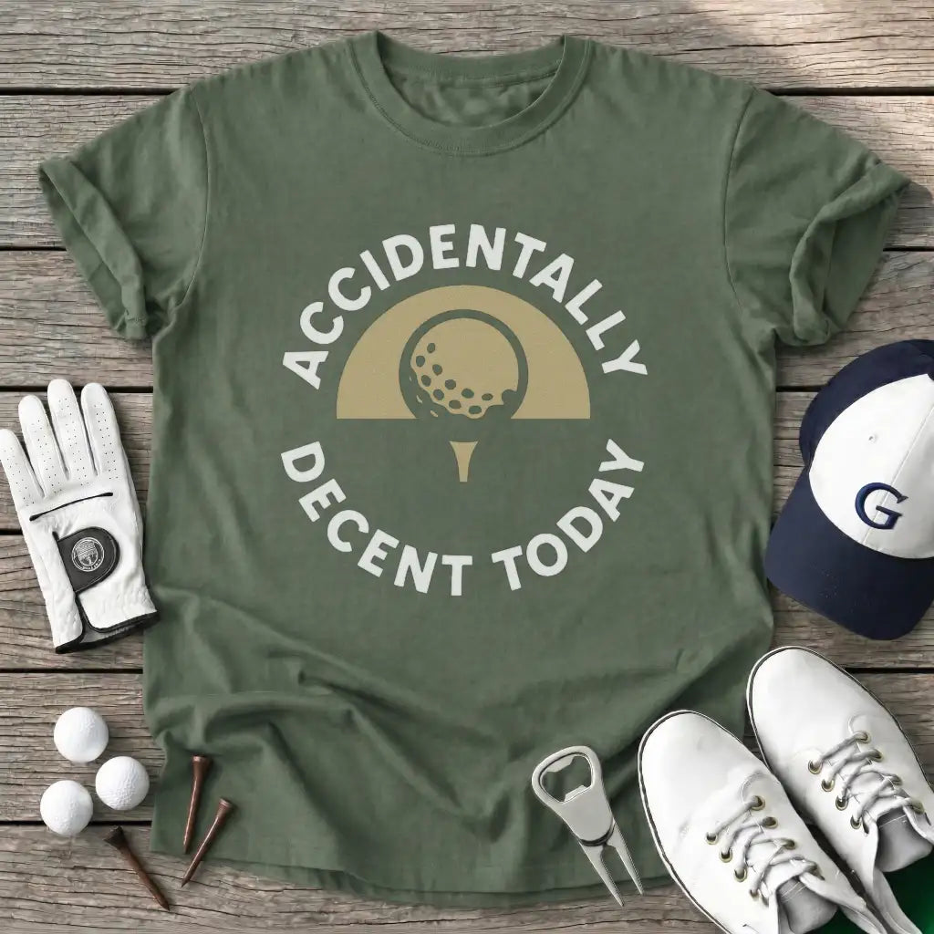 Military Green / S Accidentally Decent T-Shirt