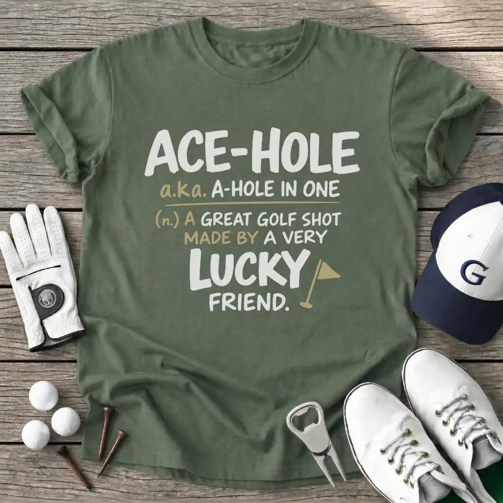 Military Green / S Acehole Aka Ahole T-Shirt