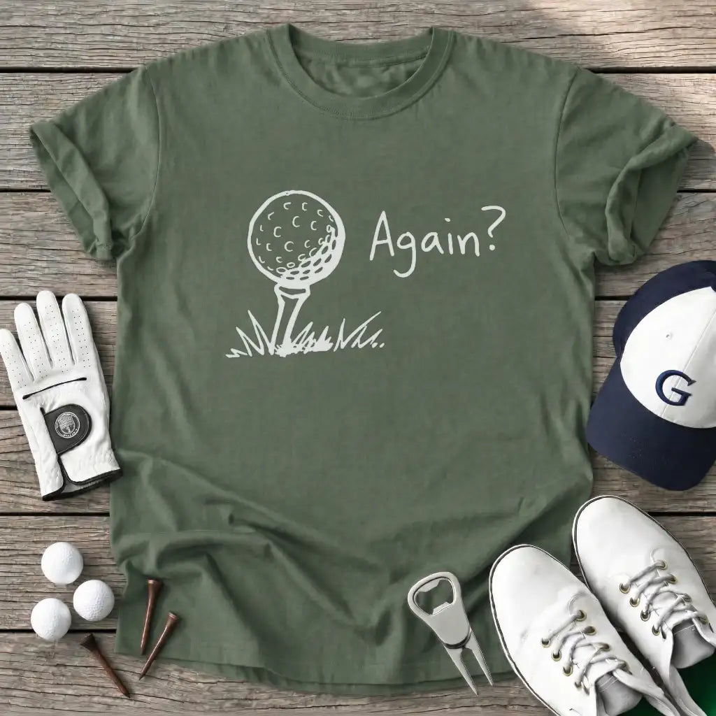 Military Green / S Again T-Shirt