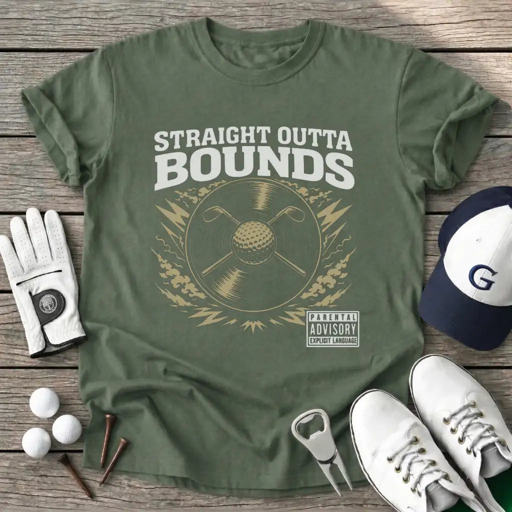 Military Green / S Album Straight T-Shirt