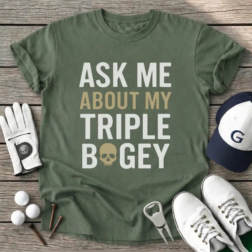 Military Green / S Ask About Triple T-Shirt