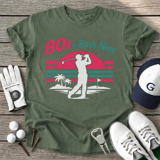Back Nine T-Shirt in Military Green