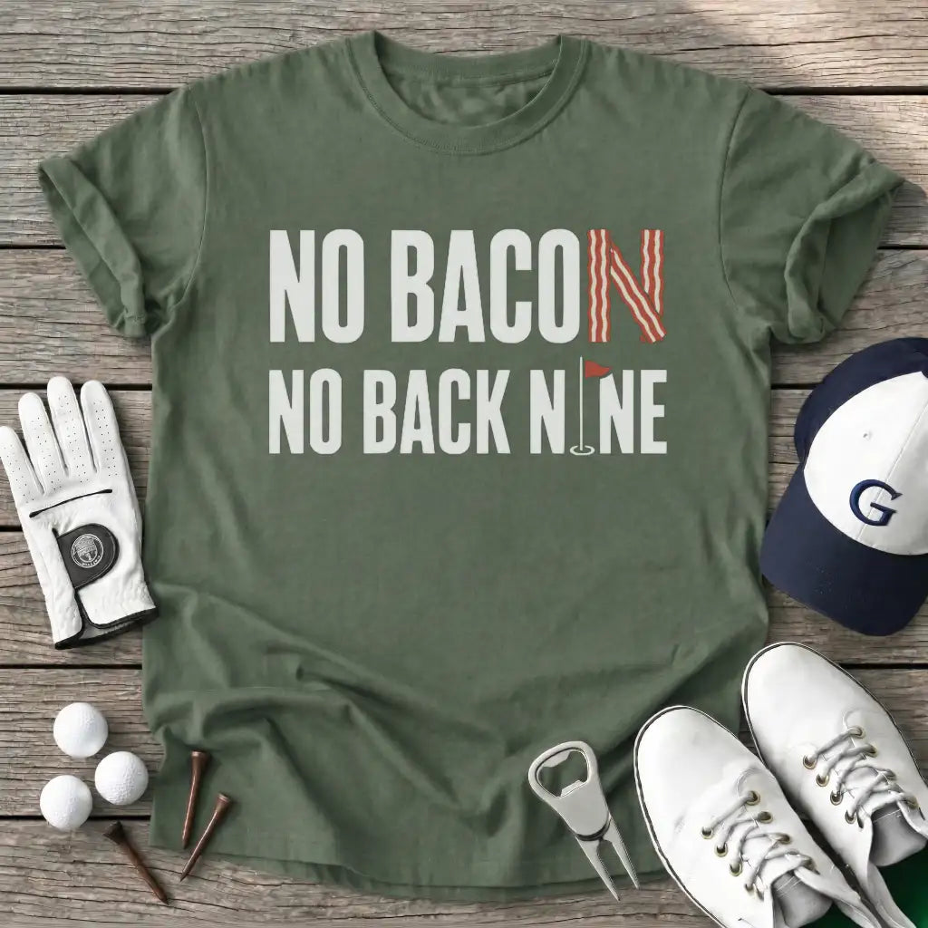 Military Green / S Bacon Back Nine T-Shirt