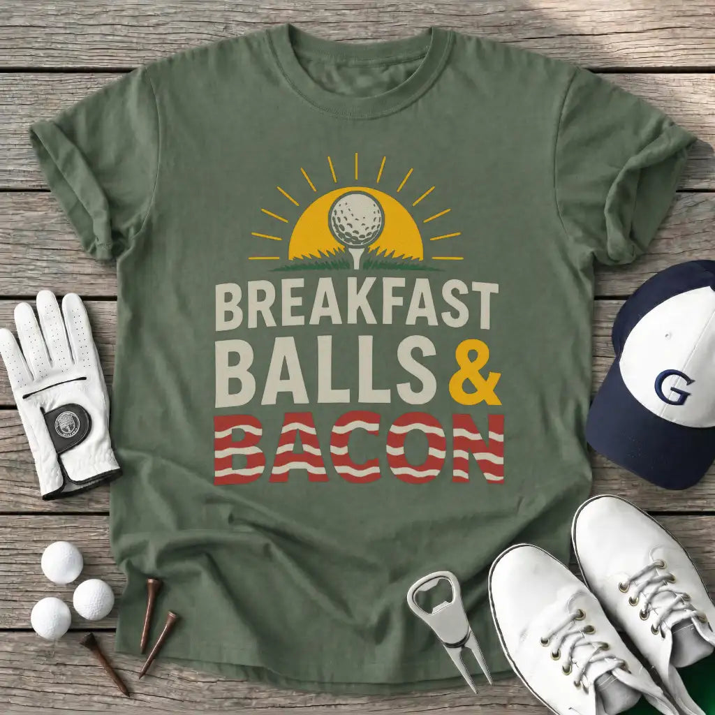 Military Green / S Bacon Breakfast T-Shirt
