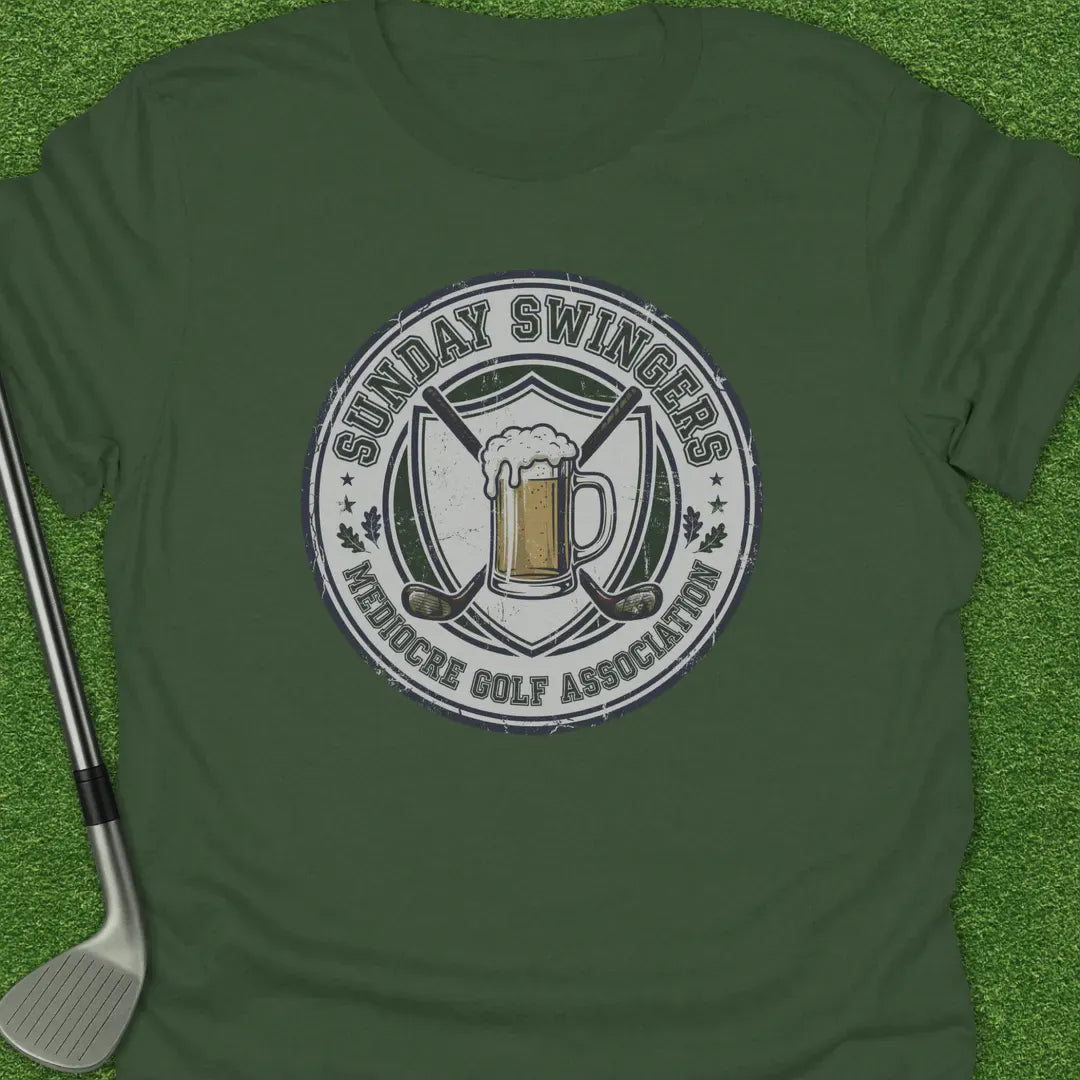Military Green / S Badge Sunday T-Shirt