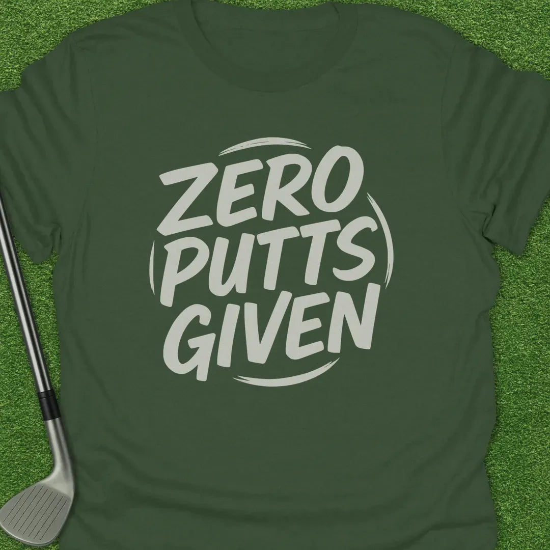 Military Green / S Badge Zero Putts T-Shirt