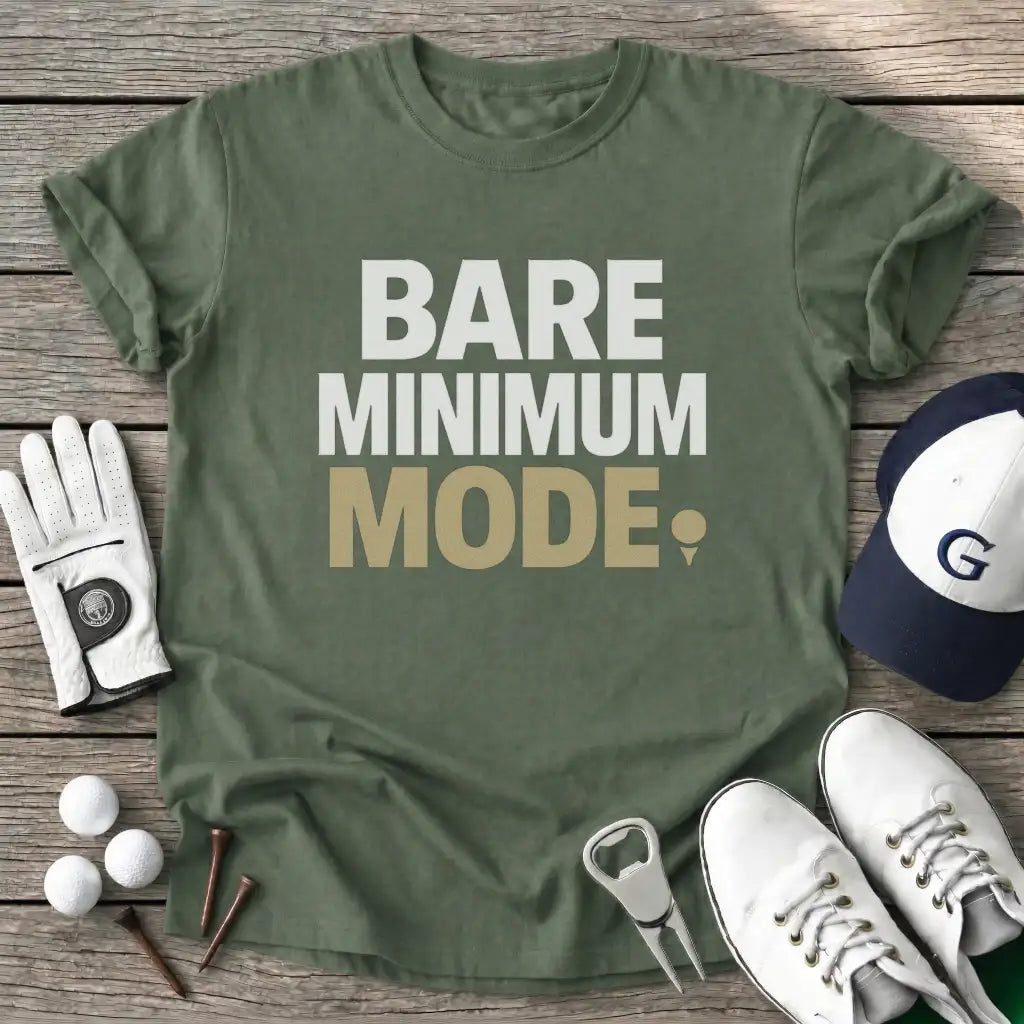 Military Green / S Bare Minimum Mode T-Shirt
