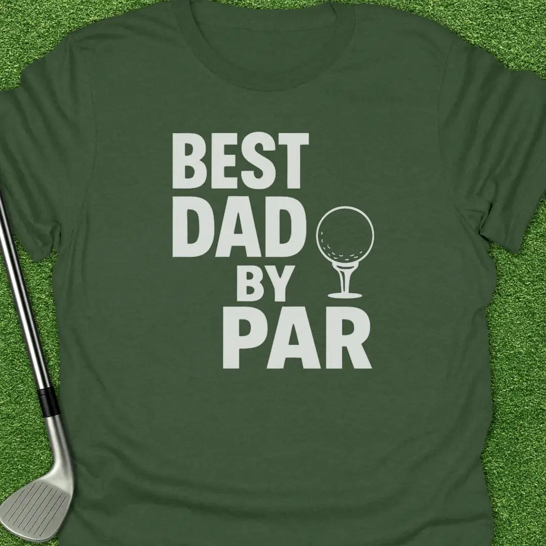 Military Green / S Best Dad Par T-Shirt