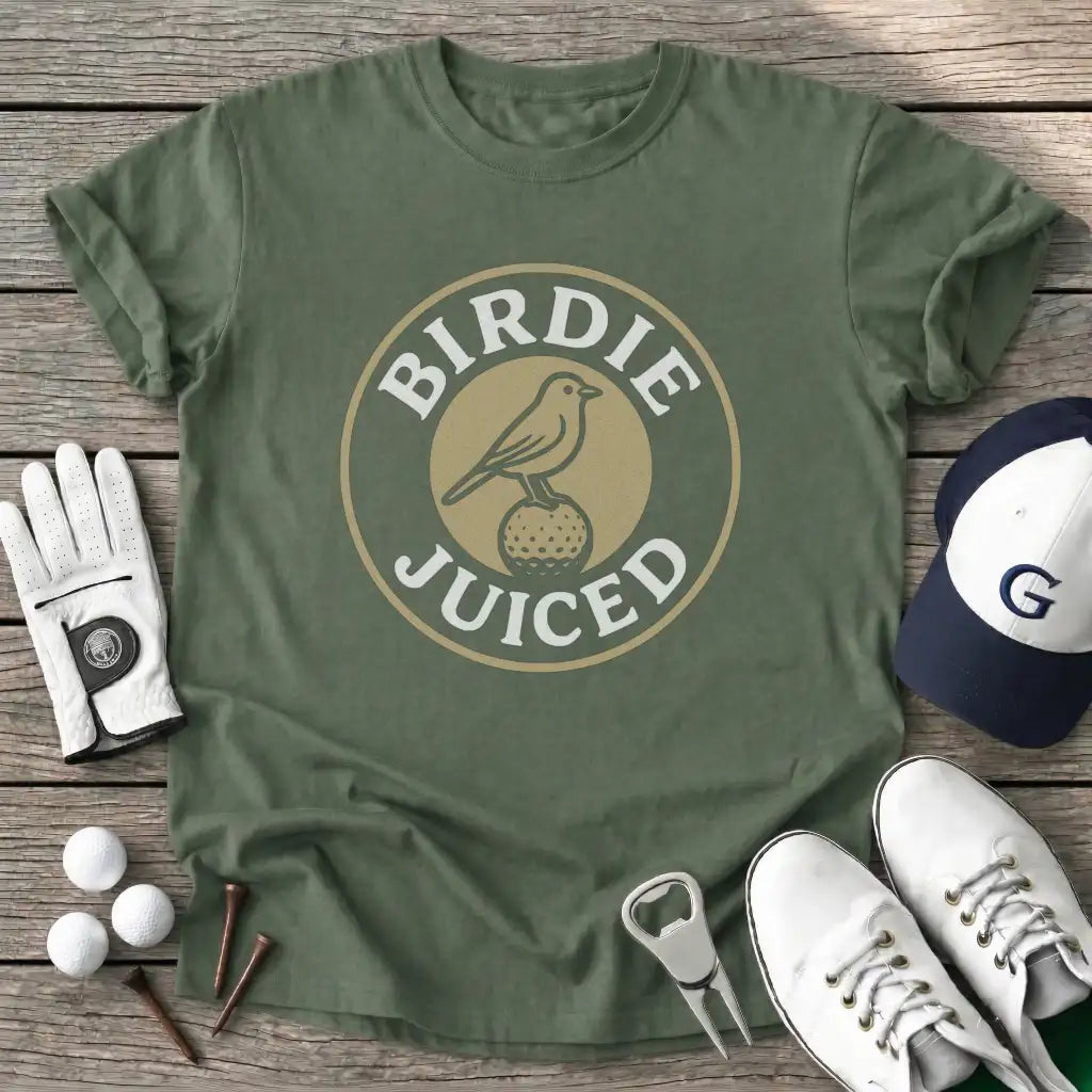 Birdie Juiced T-Shirt in Military Green