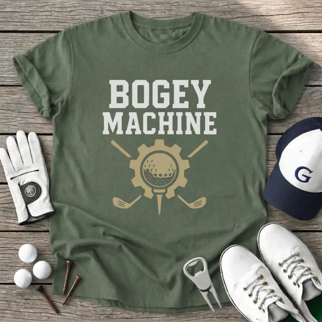 Military Green / S Bogey Machine T-Shirt
