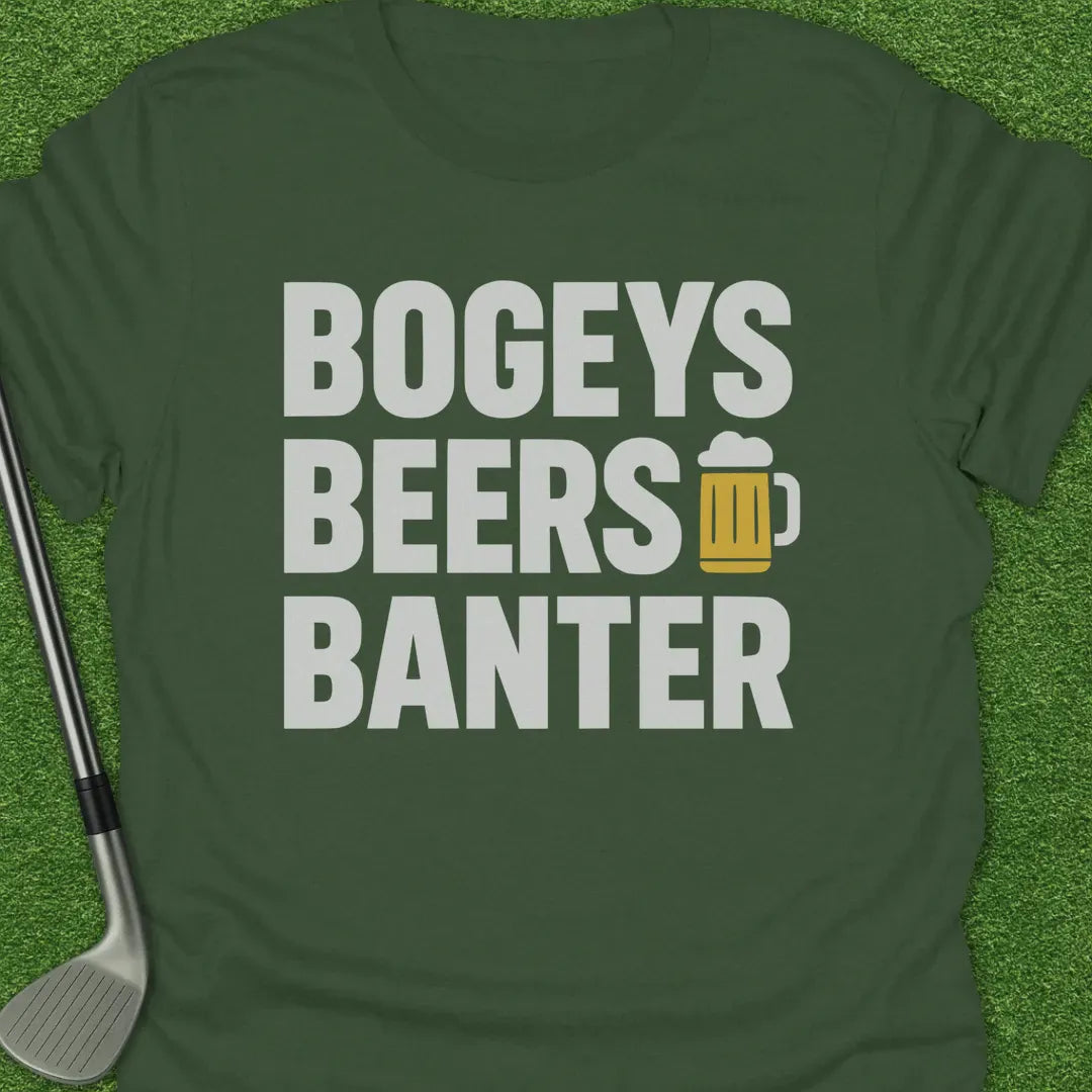 Military Green / S Bogeys Beers Banter T-Shirt