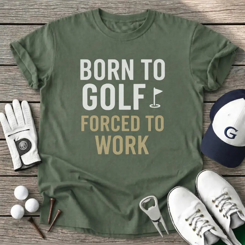 Military Green / S Born Golf Forced T-Shirt