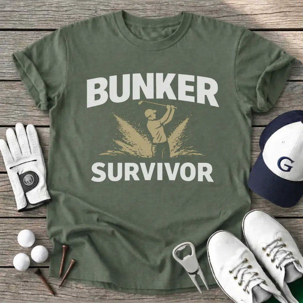 Military Green / S Bunker Survivor T-Shirt