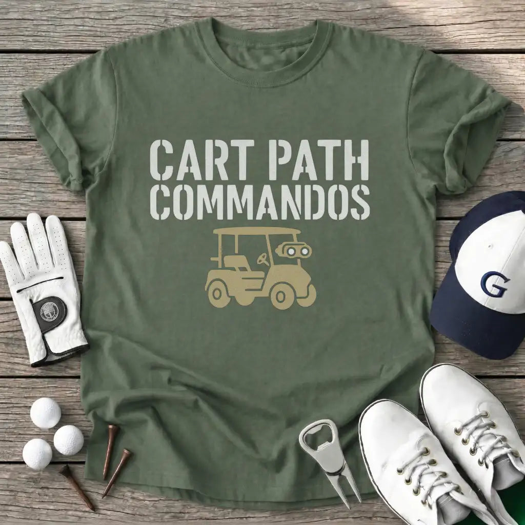 Military Green / S Cart Path Commandos T-Shirt