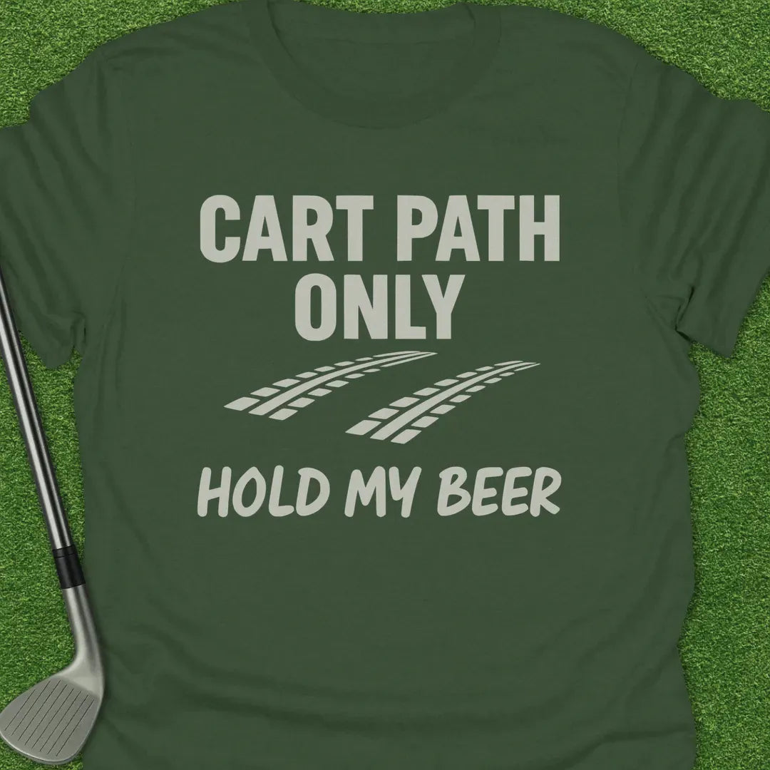 Military Green / S Cart Path Only Hold T-Shirt