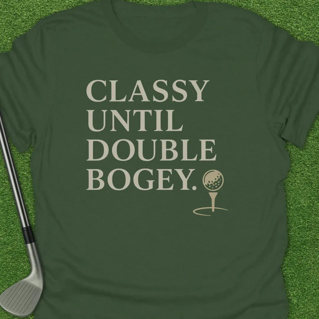 Military Green / S Classy Until Double T-Shirt