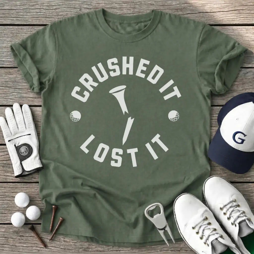 Military Green / S Crushed Lost T-Shirt