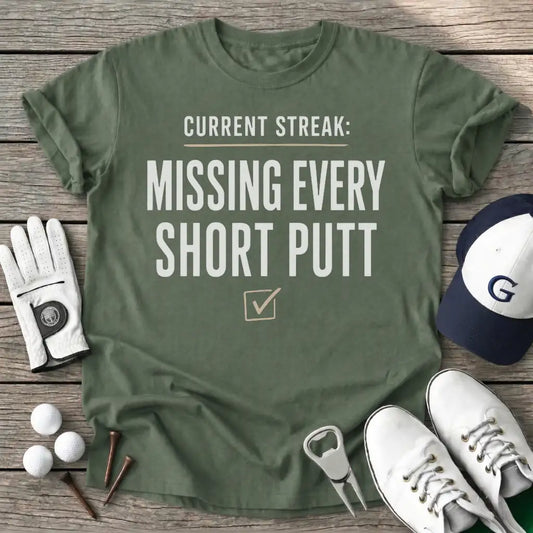 Current Streak T-Shirt in Military Green