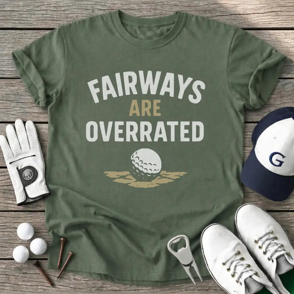 Military Green / S Fairways Are T-Shirt