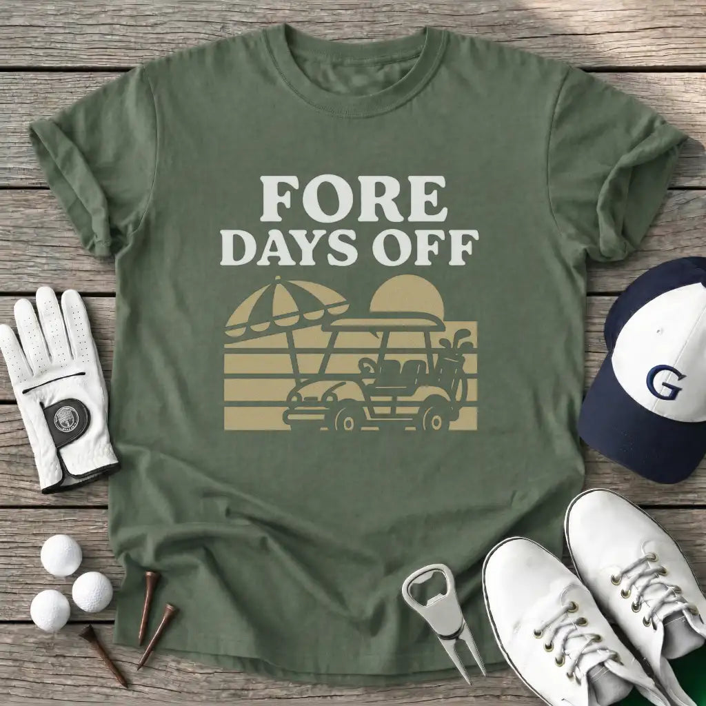 Military Green / S Fore Days Off T-Shirt