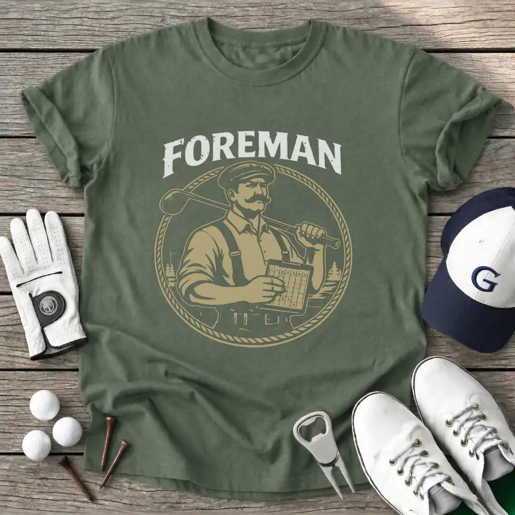 Foreman T-Shirt in Military Green